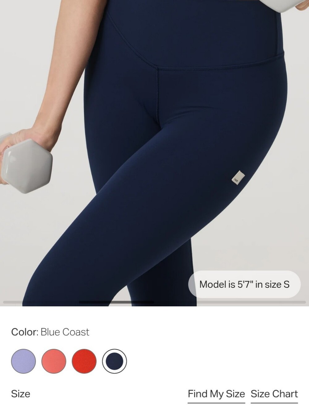 Vuori Blue đź’™ leggings NWT - Picture 4 of 11